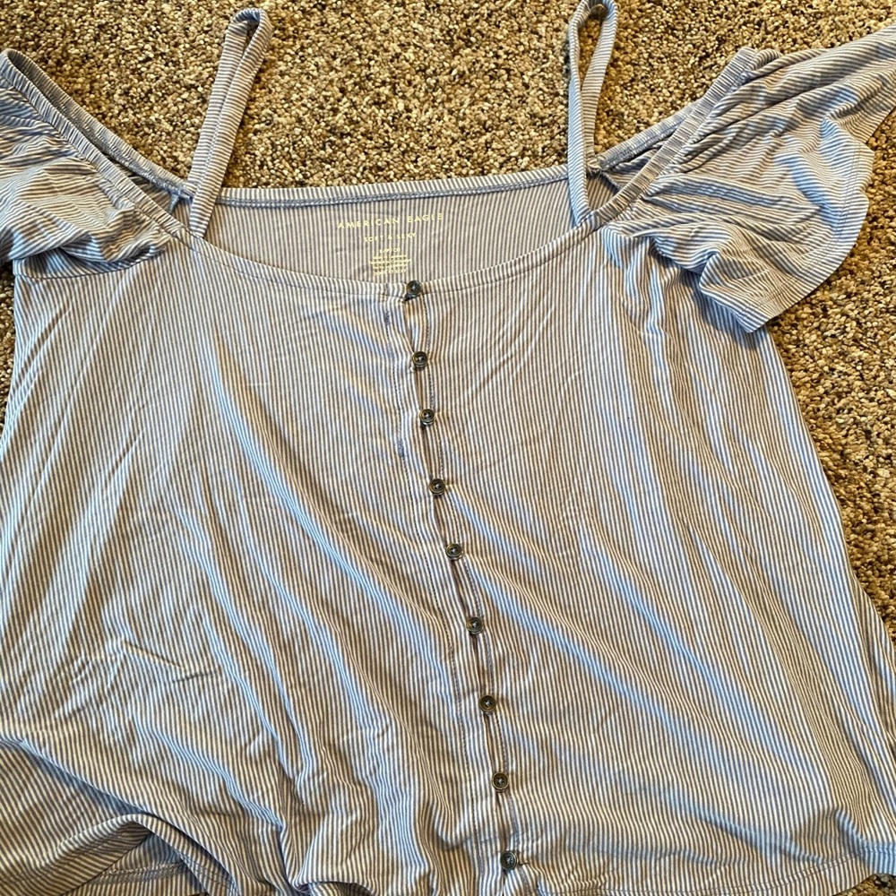 off the shoulder AE top